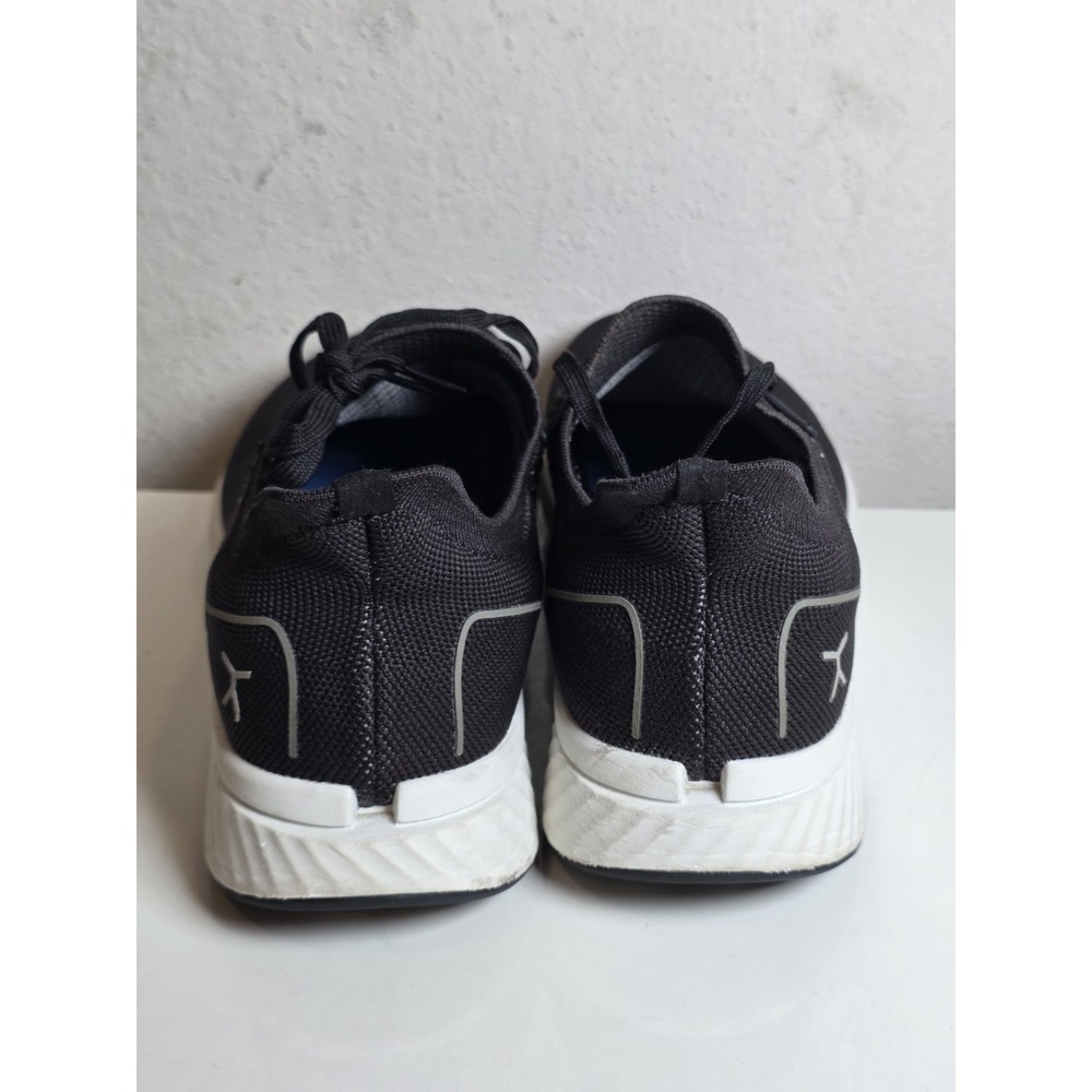 Flux Adapt Runner Shoes Mens Size 9 Black Knit Zero Drop Minimalist Sneakers - Picture 7 of 12